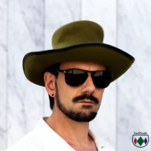 The Captain of Caribbean hat wearing