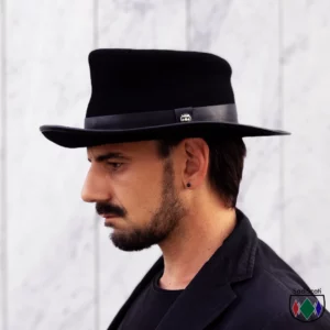 The Captain Black Corsain hat wearing